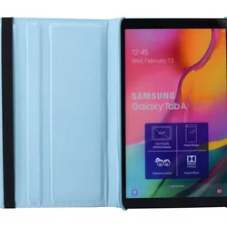 Tablettok Samsung Galaxy Tab A 10.1 2019 (SM-T510, SM-T515) - kék fordítható műbőr tablet tok-5