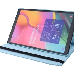 Tablettok Samsung Galaxy Tab A 10.1 2019 (SM-T510, SM-T515) - kék fordítható műbőr tablet tok-9