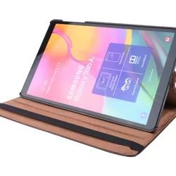 Tablettok Samsung Galaxy Tab A 10.1 2019 (SM-T510, SM-T515) - barna fordítható műbőr tablet tok-1