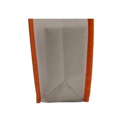 Nagy bevásárló táska, fehér / narancssárga-1