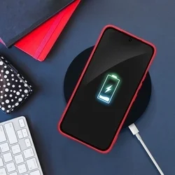 Samsung Galaxy A36 5G - korallpiros szilikon hátlap tok ﻿-6