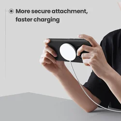 Telefontok Xiaomi Poco X7 5G - Nillkin Super Frosted - fekete hátlap tok beépített mágnessel (MagSafe tartóval kompatibilis)-2