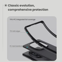 Xiaomi Poco X7 5G Telefontok - Nillkin Super Frosted - fekete hátlap tok-3