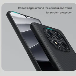 Xiaomi Poco X7 5G Telefontok - Nillkin Super Frosted - fekete hátlap tok-4