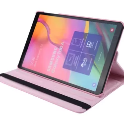 Tablettok Samsung Galaxy Tab A 10.1 2019 (SM-T510, SM-T515) - pink fordítható műbőr tablet tok-7