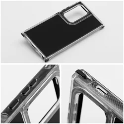 Samsung Galaxy A36 5G telefontok - Matrix - átlátszó/fekete műanyag hátlap tok ﻿-2