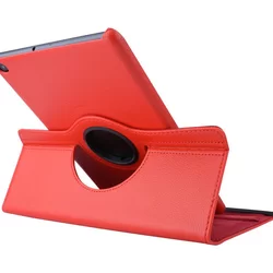 Tablettok Samsung Galaxy Tab A 10.1 2019 (SM-T510, SM-T515) - piros fordítható műbőr tablet tok-2