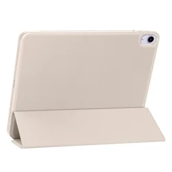 Tablettok iPad Air 7 (2025, M3, 11 coll) - homok színű smart case ceruza tartóval-5