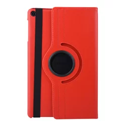 Tablettok Samsung Galaxy Tab A 10.1 2019 (SM-T510, SM-T515) - piros fordítható műbőr tablet tok-7