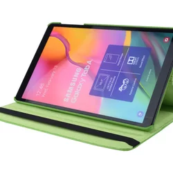 Tablettok Samsung Galaxy Tab A 10.1 2019 (SM-T510, SM-T515) - zöld fordítható műbőr tablet tok-3