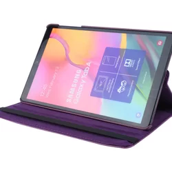 Tablettok Samsung Galaxy Tab A 10.1 2019 (SM-T510, SM-T515) - lila fordítható műbőr tablet tok-5