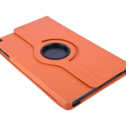 Tablettok Samsung Galaxy Tab A 10.1 2019 (SM-T510, SM-T515) - narancssárga fordítható műbőr tablet tok-7