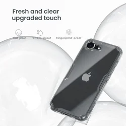 Telefontok iPhone 16e - Nillkin Nature TPU PRO - átlátszó ütésálló hátlap tok-2