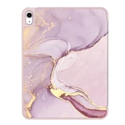 Tablettok iPad 2022 10.9 (iPad 10) - MARBLE smart case, ceruza tartóval-1