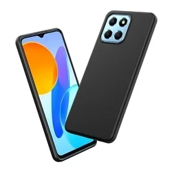 Telefontok Honor X8c - fekete szilikon hátlap tok-1