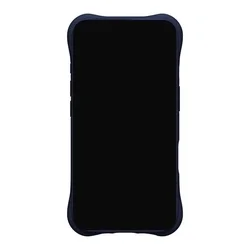 iPhone 15 telefontok - Pastel Wave - MagSafe kompatibilis kék szilikon hátlap tok-2