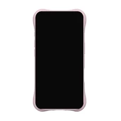 iPhone 15 telefontok - Pastel Wave - MagSafe kompatibilis lila szilikon hátlap tok-2