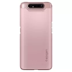 Telefontok Samsung Galaxy A80 - SPIGEN THIN FIT Rose gold tok-7