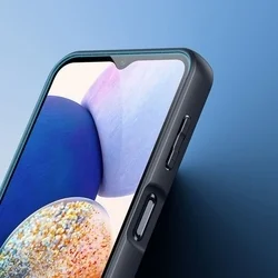 Samsung Galaxy A56 5G telefontok - DUX DUCIS Aimo - átlátszó hátlap tok, fekete kerettel-2