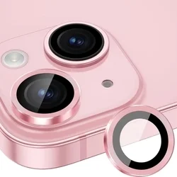 iPhone 12 mini kameralencse védőkeret  - Metal pink - üveg-1