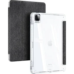 Tablettok iPad Pro 11 2024 (5. Gen, 11 coll) - DUX DUCIS UNID fekete ütésálló tok, ceruzatartóval-1