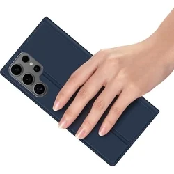 Telefontok Samsung Galaxy S25 Ultra - Dux Ducis kék könyvtok-2