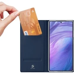 Telefontok Samsung Galaxy S25 Ultra - Dux Ducis kék könyvtok-5