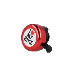Biciklis kiegészítő: Forever - I love my bike - kerékpár csengő, piros-1