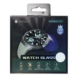 Samsung Galaxy Watch 5 Pro (45mm) - BESTSUIT okosóra fólia - kijelzővédő fólia, fekete kerettel-1