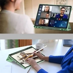 Tablettok Lenovo Idea Tab Pro / Pro MT (TB-373, 12,7 coll) - kaktuszzöld smart case tablet tok-6