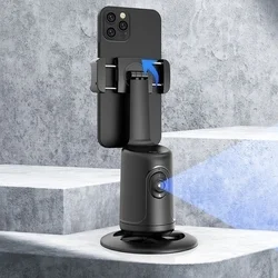 Intelligens szelfiállvány arcfelismerő követéssel és gesztusfelismeréssel P1 fekete-8