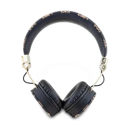 Headsett: Guess Peony Script - vezeték nélküli fekete/arany fejhallgató-2