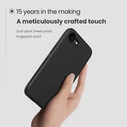 Telefontok iPhone 16e - Nillkin fekete hátlap tok, beépített mágnessel-4