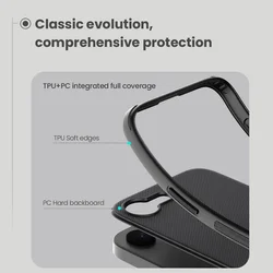 Telefontok iPhone 16e - Nillkin fekete hátlap tok, beépített mágnessel-5