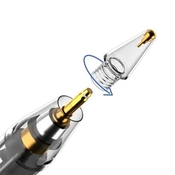 TECH-PROTECT DIGITAL MAGNETIC STYLUS PEN ”4” - aktív érintő ceruza tablethez, átlátszó / fekete-2