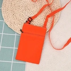 Univerzális telefontartó válltáska - narancssárga-2