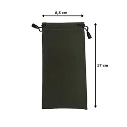 Univerzális húzózsinóros telefontartó zsák - sötétzöld-1