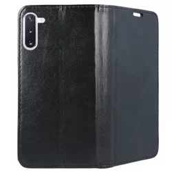 Telefontok Samsung Galaxy Note 10 - Magnet fekete mágneses könyvtok-3
