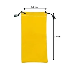 Univerzális húzózsinóros telefontartó zsák - napsárga-1