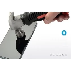 Üvegfólia iPhone 15 Pro - 5D Mr. Monkey betekintésvédő üvegfólia fekete kerettel-2