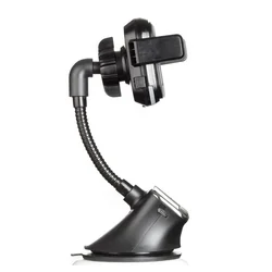 Art FM-09BT autós telefontartó - 4in1 univerzális autós tartó, transzmitter, Wireless töltő, FM adó, fekete-2