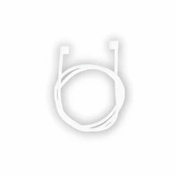 Fülhallgató pánt, fehér, szilikon-1