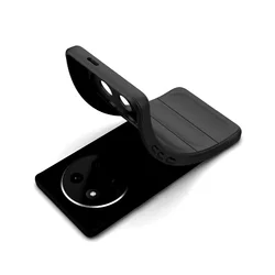 Telefontok Honor Magic7 Lite - Pastel Armor - fekete szilikon hátlap tok-1