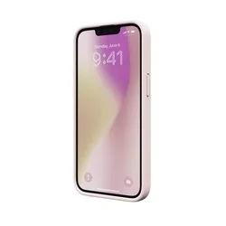 Telefontok iPhone 16e - púder pink szilikon hátlap tok-1