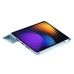 Tablettok XIAOMI PAD 7 / PAD 7 PRO (11,2 coll) - égkék smart case tablet tok, ceruza tartóval-2