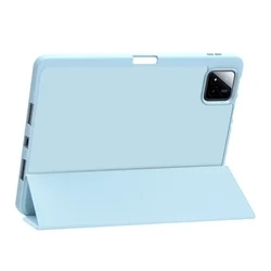 Tablettok XIAOMI PAD 7 / PAD 7 PRO (11,2 coll) - égkék smart case tablet tok, ceruza tartóval-1
