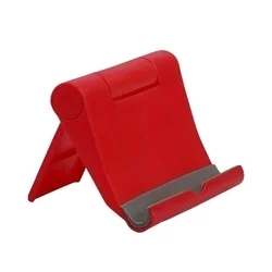 Univerzális asztali telefon- és tablettartó állvány, piros ﻿-2