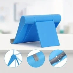Univerzális asztali telefon- és tablettartó állvány, kék-3