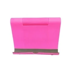 Univerzális asztali telefon- és tablettartó állvány, pink-1