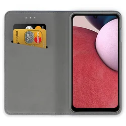 Telefontok Samsung Galaxy A26 5G - Smart Magnetic zöld szilikon keretes mágneses könyvtok-4